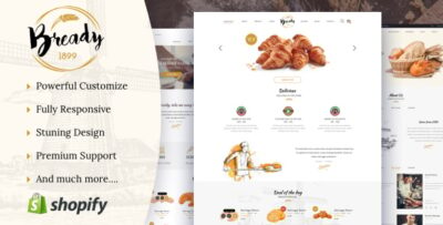 Bready - Bakery Shopify Theme