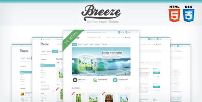 Breeze - HTML5 & CSS3 store template
