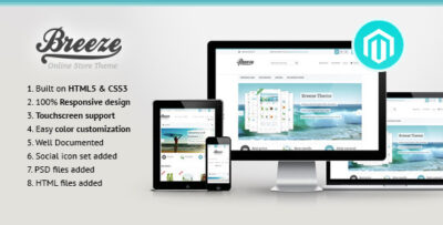 Breeze - Responsive Magento Theme