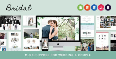 Bridal - Sectioned Responsive Shopify Theme Multipurpose for Wedding & Couple