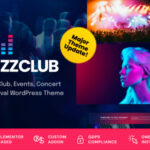 Buzz Club - Night Club, DJ & Music Festival Event WordPress Theme v2.0.0
