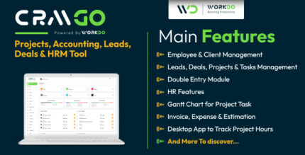 CRMGo - Projects, Accounting, Leads, Deals & HRM Tool