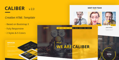 Caliber - Creative Multi Purpose HTML Templatec