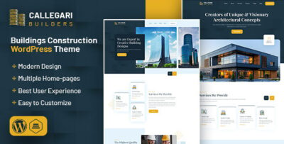 Callegari Builders Buildings Construction WordPress Theme