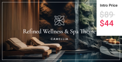 Camellia - Spa & Wellness WordPress Theme