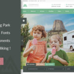 Camping Village - Campground Caravan Accommodation HTML Template