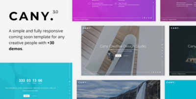 Cany - Responsive Coming Soon Template
