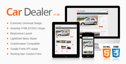 Car Dealer Responsive HTML5CSS3 Template