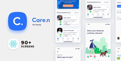 Caren For Family React Native App Template