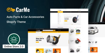 Carme - Auto Parts & Car Accessories Shopify Theme