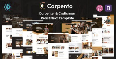 Carpento - Carpenter and Craftsman React Template