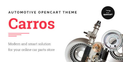 Carros - Car Parts OpenCart Theme