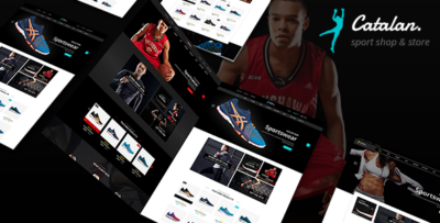 Catalan - Sports Clothing and Shoes Store PrestaShop Theme