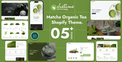 Chatime - Matcha & Organic Tea Store Shopify Theme