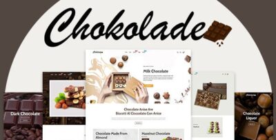 Chokolade Chocolate Sweets & Candy And Cake Shopify Theme