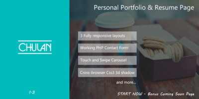 Chulan - Personal Portfolio & Resume Page