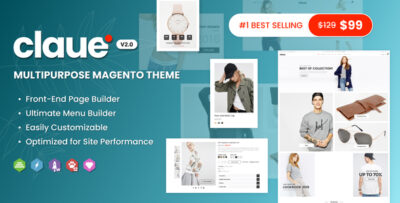 Claue - Clean and Minimal Magento Theme