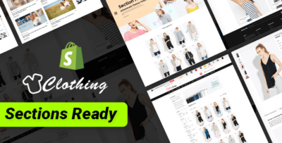 Clothing - Multipurpose Fashion Drag & Drop Sections Shopify Theme
