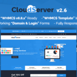 CloudServer Responsive HTML5 Technology, Web Hosting and WHMCS Template