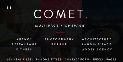 Comet - Creative Multi-Purpose HTML Template