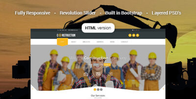 Construction - Industrial HTML5 Template