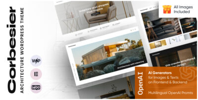 Corbesier - Modern Architecture & Interior Design WordPress Theme v1.15