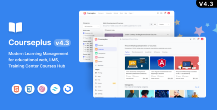 CoursePlus - Modern Learning Management HTML template