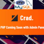 Crad - PHP Coming Soon with Admin Panel