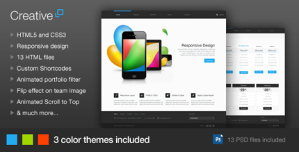 Creative - Responsive HTML Template