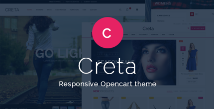 Creta - Flower Shop Responsive OpenCart Theme