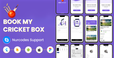 CricketBox - Full Flutter Application for Box Cricket Bookings