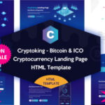 Cryptoking ICO - Bitcoin & ICO Cryptocurrency Landing Page HTML Template