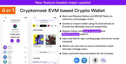 Cryptomask - EVM based Crypto wallet