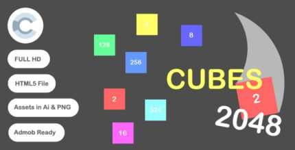 Cubes 2048 Puzzle Game Full Game