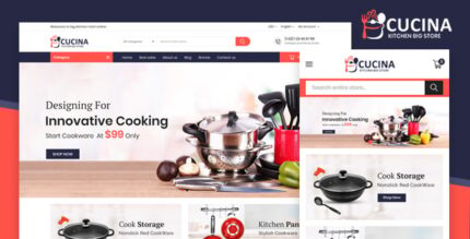 Cucina Kitchen Mega Store - Responsive Prestashop Themes