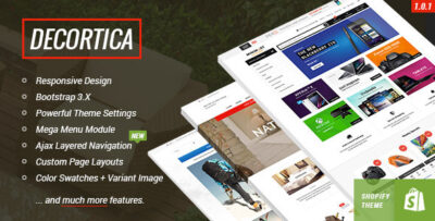 DECORTICA - Responsive Shopify Template