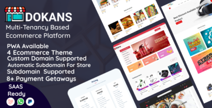 DOKANS - Multitenancy Based Ecommerce Platform (SAAS)