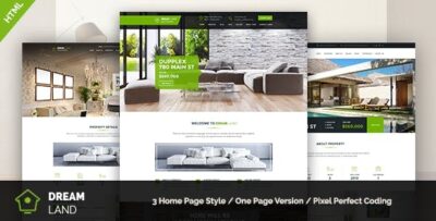 DREAM LAND - Single Property HTML Template