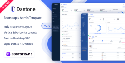 Dastone - Admin & Dashboard Template