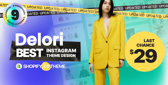 Delori - Shopify High Fashion Theme for Instagram Store Delori - Shopify High Fashion Theme for Instagram Store