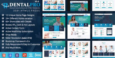 Dentalpro - Dental Dentist HTML Template