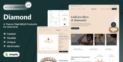 Diamond - Shopify 2.0 Jewelry Theme