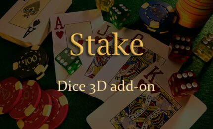 Dice 3D Add-on for 1Stake Casino iGaming Platform