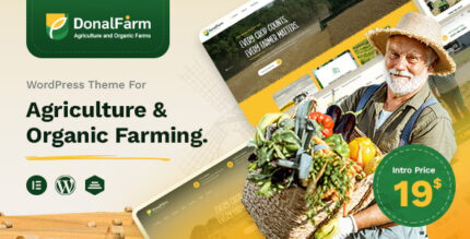 Donalfarm Agriculture Organic Farming WordPress Theme