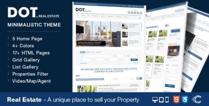 Dot Real Estate HTML5 & CSS3 Template