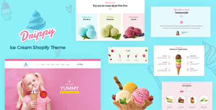 Drippy - Cake Shop, Ice Cream Store Shopify Theme