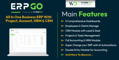 ERPGo - All In One Business ERP With Project, Account, HRM, CRM & POS