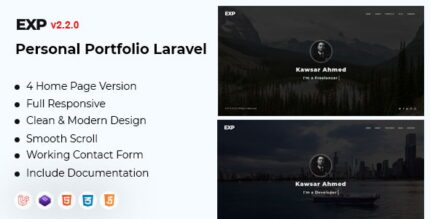 EXP - Personal Portfolio Laravel