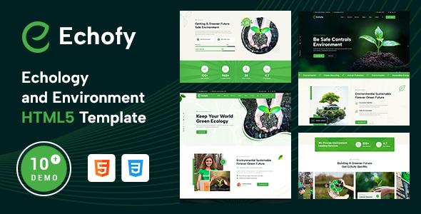 Echofy - Environment, Ecology & Solar Energy HTML5 Template Echofy - Environment, Ecology & Solar Energy HTML5 Template