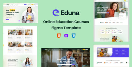 Eduna - Online Education Courses HTML5 Template